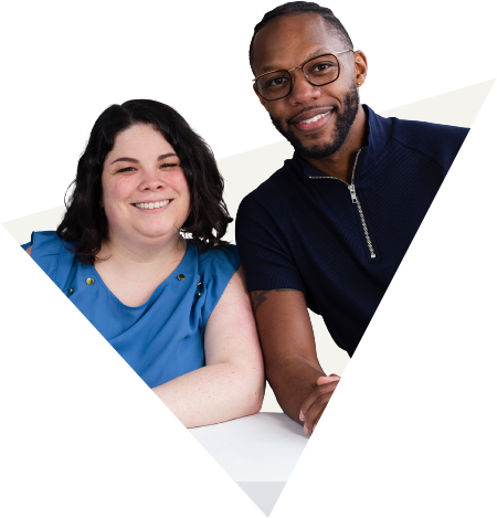 Shelby Mailho and Jerrod Handy-Robinson, therapists at Collective Insight in Chicago, IL